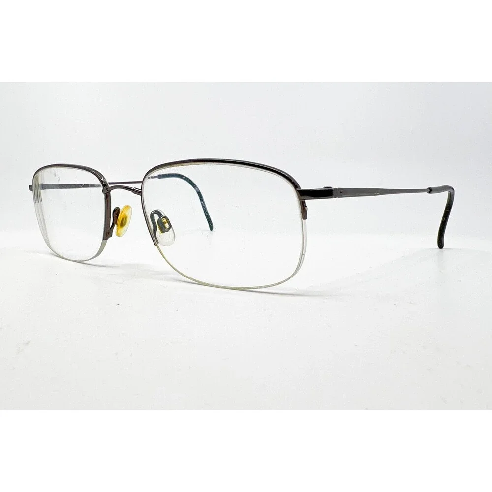 Duraflex Eyeglasses Frames Mens Gunmetal Half Rim DF2506 54-19-140